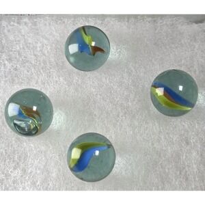 Small Collection of 17  Vtg Marbles‎ Various Styles Sold As A Lot